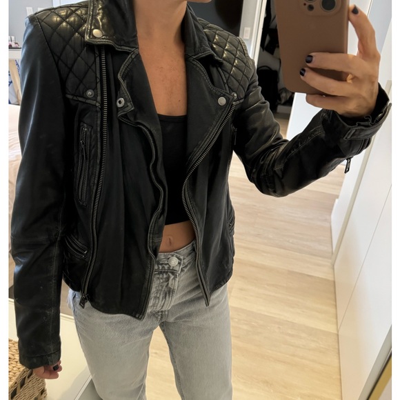 All Saints Jackets & Blazers - Allsaints biker leather jacket